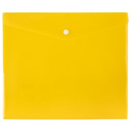 Expert Complete Premier Папка-конверт для тетрадей с кнопкой A5+ 180 мкм волокно 20 шт. желтый 210409