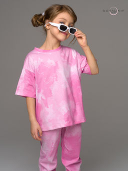 Костюм Daily girl тайдай розовый mini - Sovalina фото 7