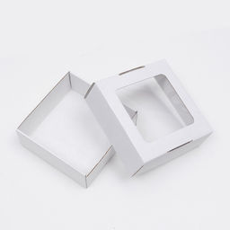 Цена за 10 шт. Коробка самосборная, с окном, крафт, белая, 16 х 16 х 6 см - Simaland фото 3