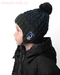 12661/2 MBU Ушанка для мальчика флис (50-52)