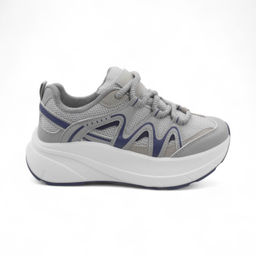 Кроссовки женские В887-4 бело серые - Sport фото 2