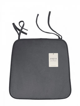 Подушка на стул 40x35x38 графит фланель