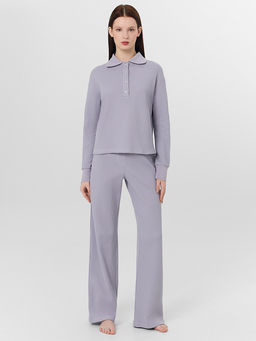 Брюки домашние женские серые