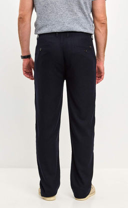 Брюки лен P511-0852Rus navy