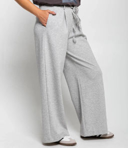 Брюки #КТ2528 (1), серый меланж