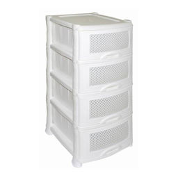 Комод 4-секц.БЕЗ ДЕКОРА "Плетенка", "Ромашка", "Орнамент", "Ажур" арт. 0354/26/21/406/401