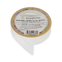 Blumentag FLTW Флористическая лента 25 мм 12 х 1 шт. 27.4 м 02 белый