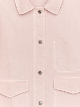 Sobrecamisa denim de corte cuadrado - H&m фото 3