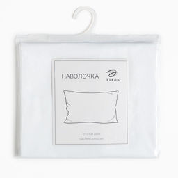 Наволочка 50х70 см, цвет белый, 100% хлопок, бязь отбеленная - Этель фото 3
