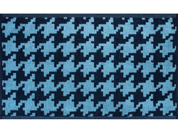 Полотенце 6с104.411ж1 Гусиные лапки(т.синий2) махровое 67х40см