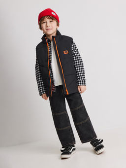 ACOOLA / Жилет (утепленный) детский для мальчиков Macer черный  фото 5