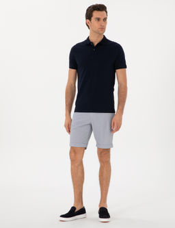 A__k Mavi Regular Fit Dokuma _ort