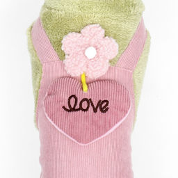 Комбинезон Love, размер XL (ДС 40 см, ОГ 50 см, ОШ 40 см), зелёный/розовый - Simaland фото 5