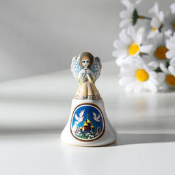Сувенир Ангел на колокольчике. Пасха, 9 см - Simaland фото 6