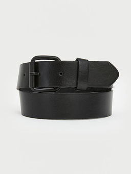 Deri G?r?n?ml? Erkek ?ocuk Kemer