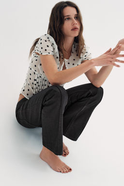 TRF WAXED LOW-RISE JEANS - Zara фото 6