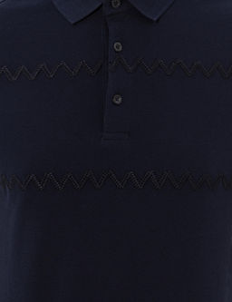 Lacivert Polo Yaka Slim Fit T-Shirt - Cacharel фото 6