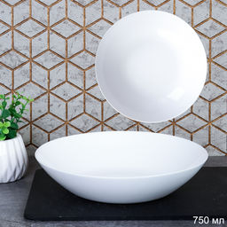 Салатник 750 мл 203 мм Дэй тарелка суповая / FLMLTP80 (WHITE) /уп 48/