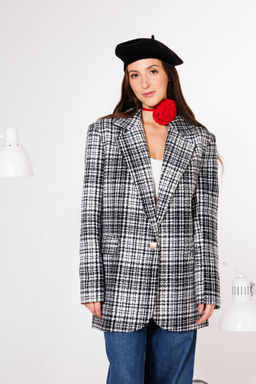 Жакет KOKOdea 7.11.1 черно-белый