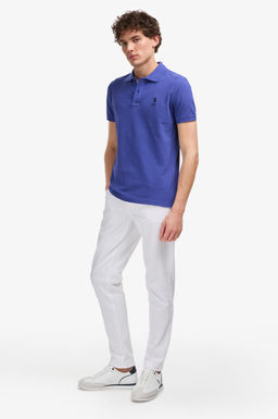 Erkek Slim Fit Polo Yaka Mavi Basic Ti__rt - U.s. polo assn фото 4