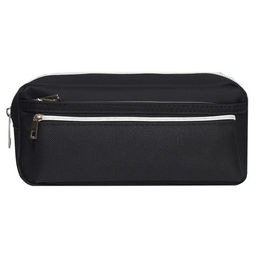 Пенал школьный Calligrata, мягкий, 3 отделения, 130×210×100 мм, объёмный, чёрный