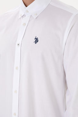 Erkek Beyaz Uzun Kollu Basic G_mlek - U.s. polo assn фото 7