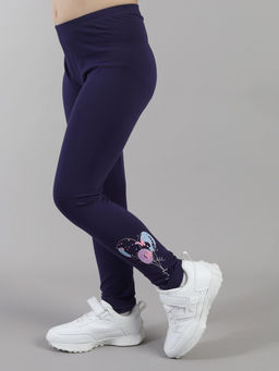 CRB wear / CSKG 70547-41-432 Брюки модель "легинсы" для девочки,темно-синий/Ex.Cherubino