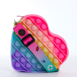 Сумка детская для девочки на молнии «Выбражулька», цвет разноцветный