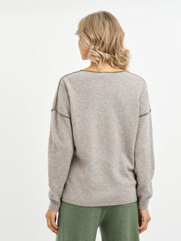 пуловер женский с контрастными элементами - Glenfield фото 8