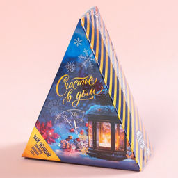 Чай новогодний чёрный Счастье в дом, вкус: зимняя вишня, 100 г