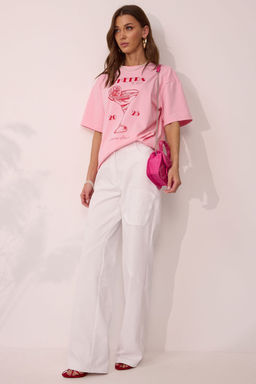 Футболка LYUSHe 4095 розовый  фото 4