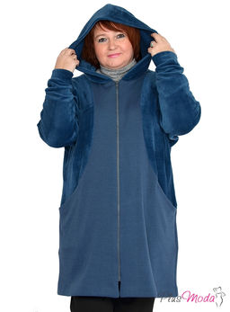 Куртка-полупальто Модель №545 размеры 44-82 - Plusmoda фото 5