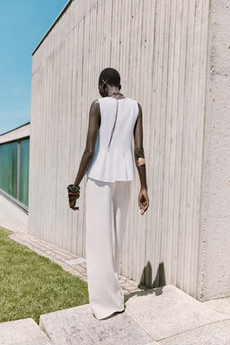 KNIT PEPLUM TOP - Zara фото 5