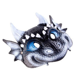 Маска карнавальная Дракончик черный - Simaland фото 5