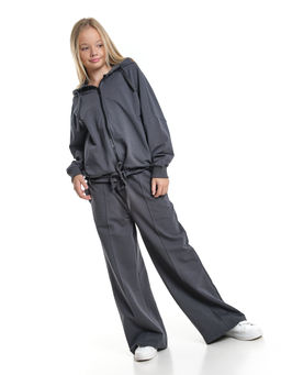 Брюки для девочки 22-7665 графит - Mini maxi фото 13