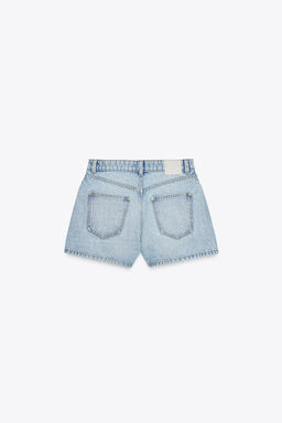 Z1975 MID-WAIST MOM FIT SHORTS - Zara фото 5