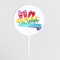 Одноразовая посуда «С днём рождения», единорог