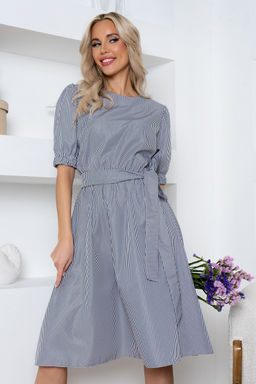 Платье Open-Style 6247 из хлопка съемный пояс
