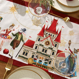 Дорожка новогодняя на стол Этель Щелкунчик 40?147  5 см, 100% хл, саржа 190 г/м?