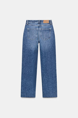 JEANS Z.09 STRAIGHT HIGH-WAIST CROSS-OVER WAISTBAND - Zara фото 8