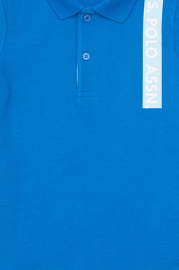 Erkek _ocuk Polo Yaka Kobalt Mavi Ti__rt Sepette S_rpriz _ndirim - U.s. polo assn фото 3