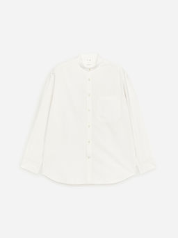 Camisa de popelina con cuello mao - H&m фото 2
