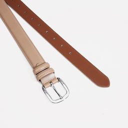 Ремень женский, ширина 3 см, винт, пряжка металл, цвет бежевый - Simaland фото 2