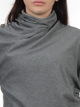 014 LT. GRAY Кофта женская (65% хлопок, 35% полиэстер)