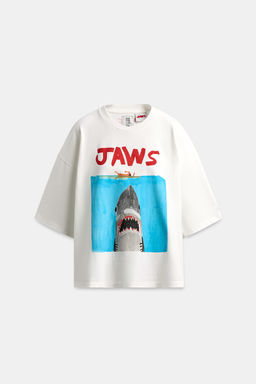 CAMISETA ILUSTRACI?N JAWS UCS LLC AND AMBLINX DYLAN?S T-SHIRT CLUB X ZARA / Blanco  фото 4