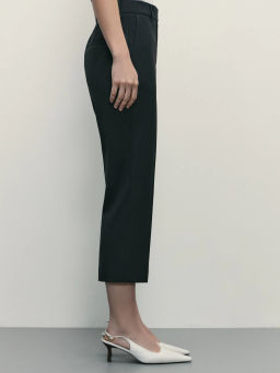 Укороченные брюки с вискозой в составе / Zarina  фото 3