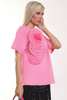 Футболка П-2227/3 Цвет:розовый - Леди Агата фото 7