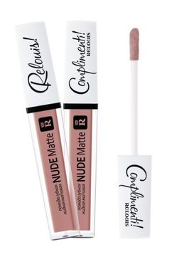 RELOUIS Помада жидкая матовая т.28 Nude Matte Complimenti ! Relouis  фото 2