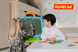 Набор Первые уроки на магнитах (86 букв) (в коробке) - Полесье фото 14