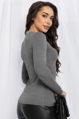 Блуза Грация (графит) Б13045-44М - Lt collection фото 8